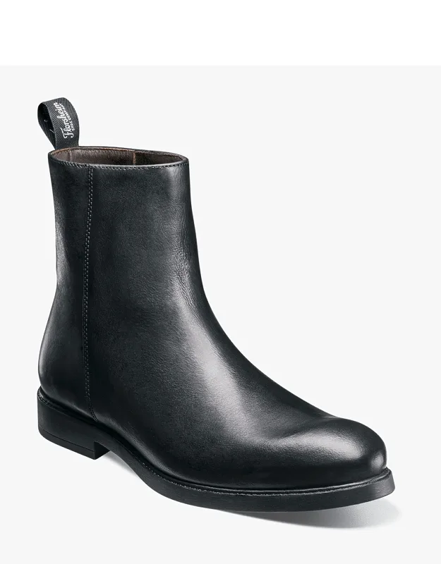 Orlando Plain Toe Zip Boots