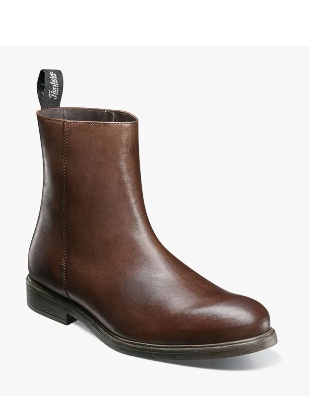Orlando Plain Toe Zip Boots