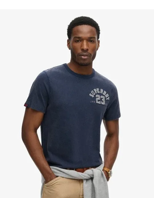 Superdry Vintage Athletic T-shirt - Relaxed Fit, Crew Neck