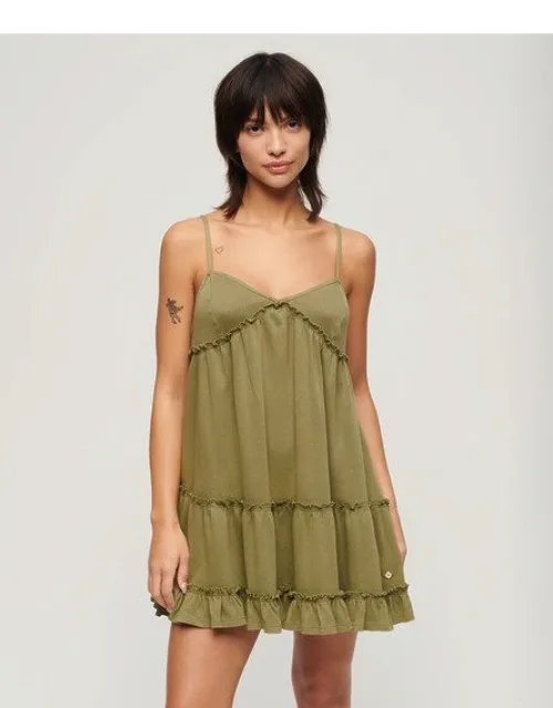 Jersey Tiered Cami Mini Dress