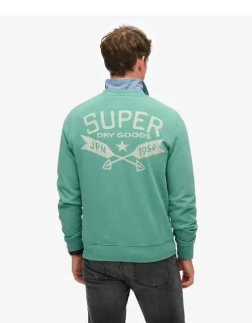 Lo-fi Outdoor Mono Relaxed Crew Sweatshirt