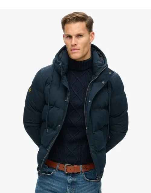 Superdry Everest Short Hooded Puffer Jacket With Padded Comfort And Quilted Design