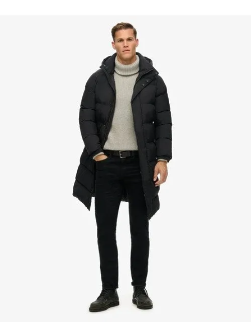 Hooded Longline Puffer Jacket