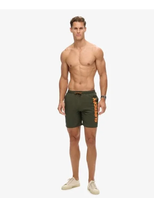 Sport Graphic 17-inch Recycled Swim Shorts