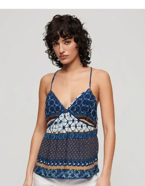 Printed Woven Cami Top