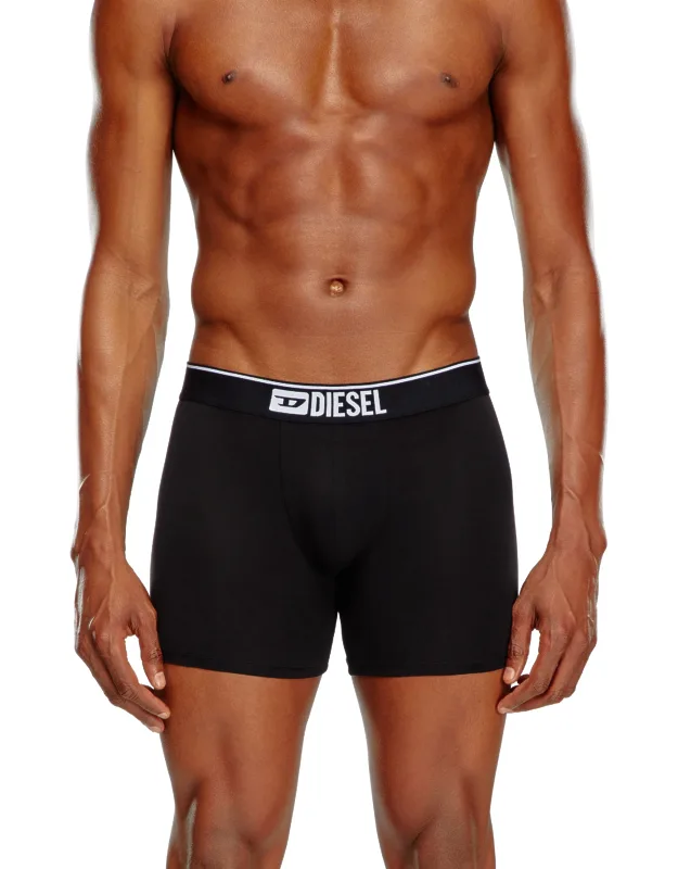 Three-pack Of Plain Long Boxer Briefs