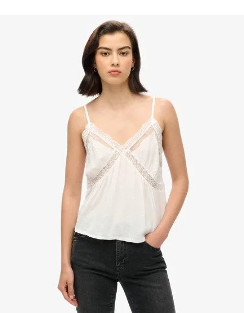 Ibiza Sheer Lace Cami Top