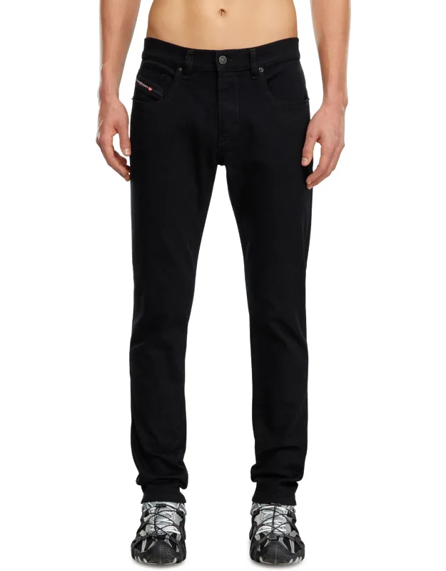 Diesel - Slim Jeans - 2019 D-strukt - Jeans - Black - Regular Waist, Clean