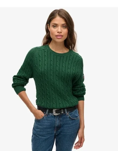 Slouchy Cable Knit Jumper