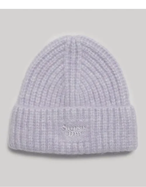 Rib Knit Beanie Hat