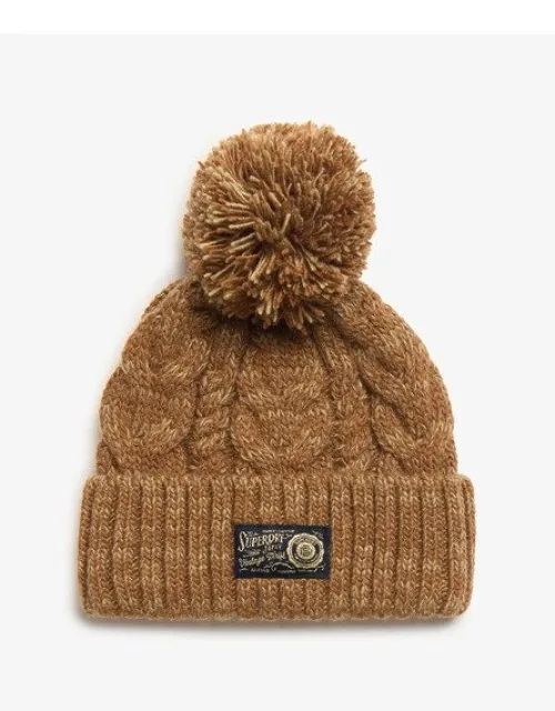 Chunky Cable Beanie Hat