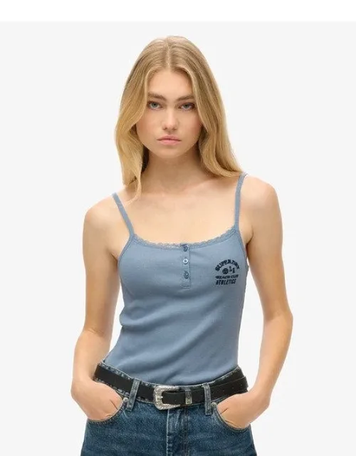 Athletic Essentials Button Down Cami Top