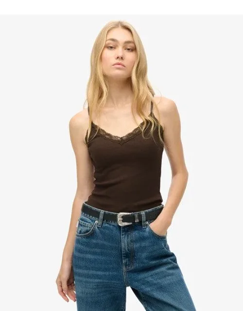 Athletic Essential Lace Trim Camisole