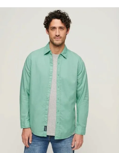 Classic Overdyed Organic Cotton Long Sleeve Shirt