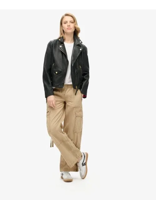 Vintage Low Rise Elastic Cargo Pants