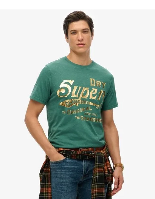 Metallic Workwear Graphic T-shirt