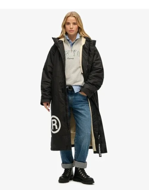 Superdry Robe With Hood And Borg Lining