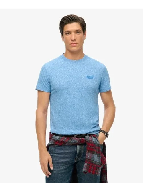 Superdry Organic Cotton Essential Logo T-shirt - Slim Fit, Ribbed Crew Neckline
