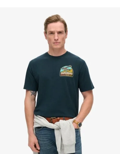 Travel Postcard Chest Print T-shirt