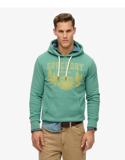 Lo-fi Outdoor Mono Relaxed Hoodie