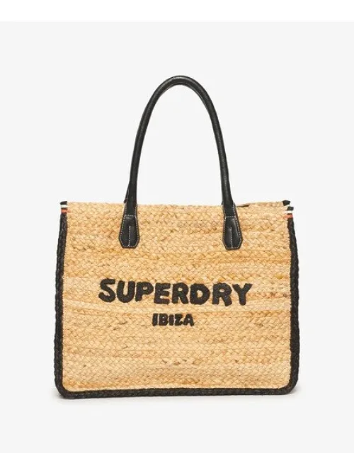 Raffia Luxe Tote Bag