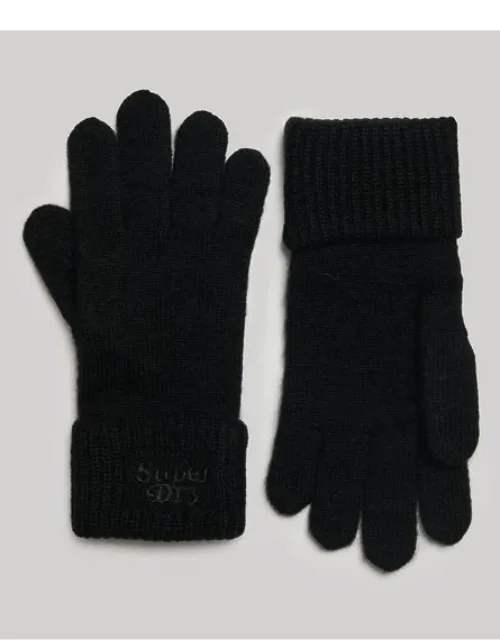 Ribbed Knitted Gloves