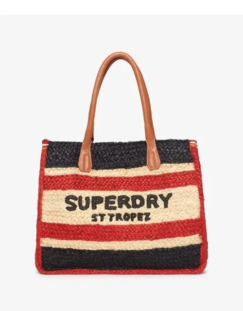 Raffia Luxe Tote Bag
