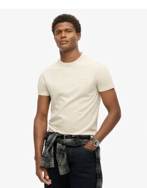 Superdry Organic Cotton Essential Logo T-shirt - Slim Fit, Ribbed Crew Neck