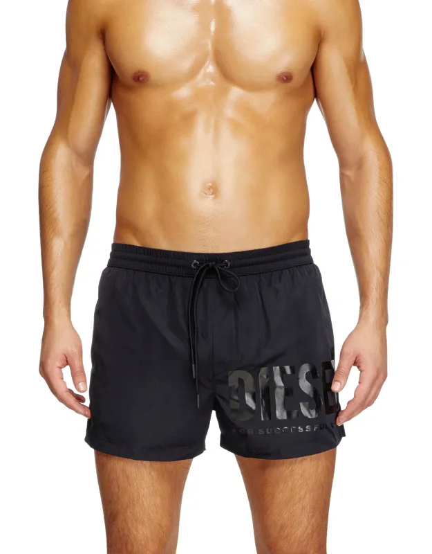 Swim Shorts With Logo Print