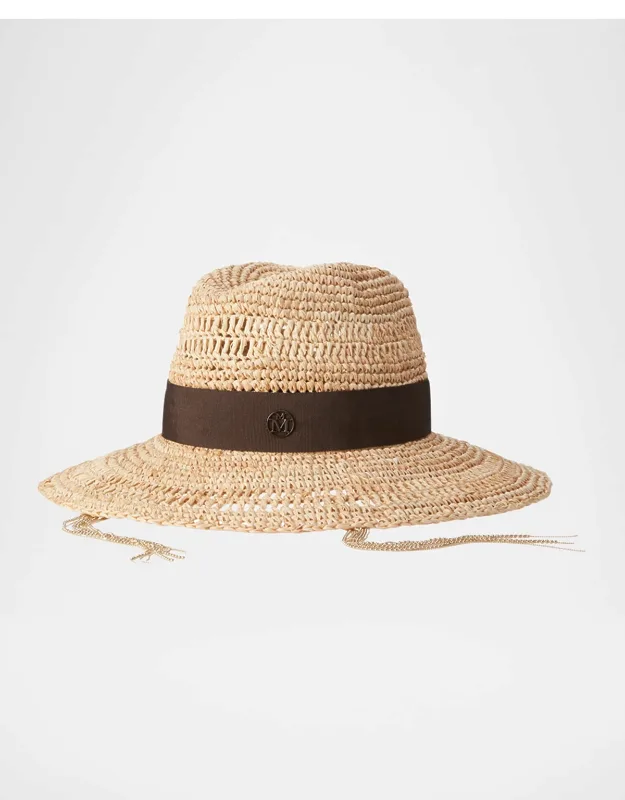 Crochet Chain Fedora Hat