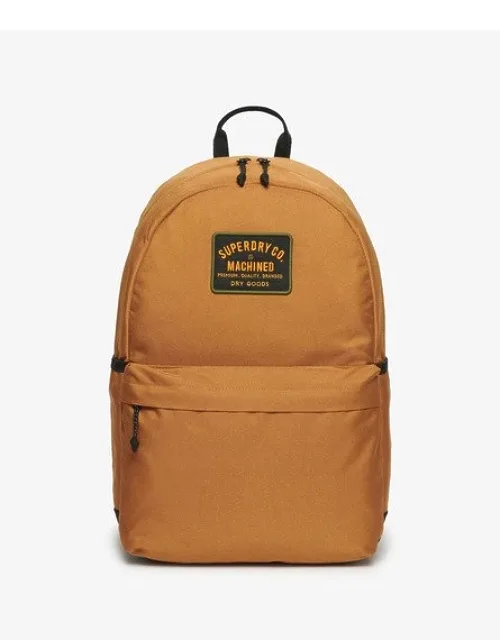 Patched Montana Backpack With Front Compartment And Padded Back Panel