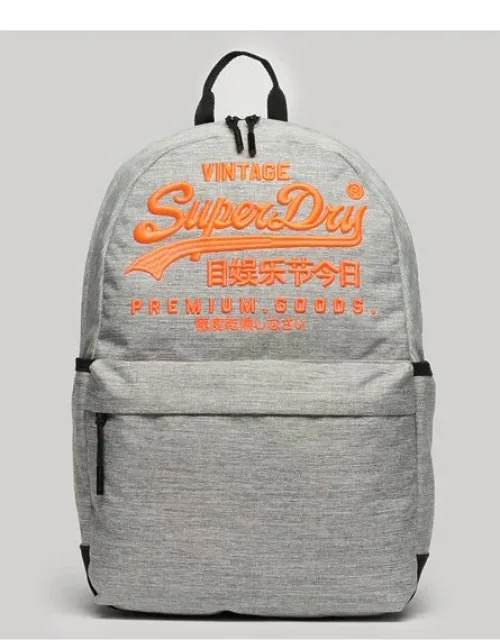 Superdry Embroidered Heritage Montana Backpack With Padded Adjustable Straps And Internal Laptop Sleeve