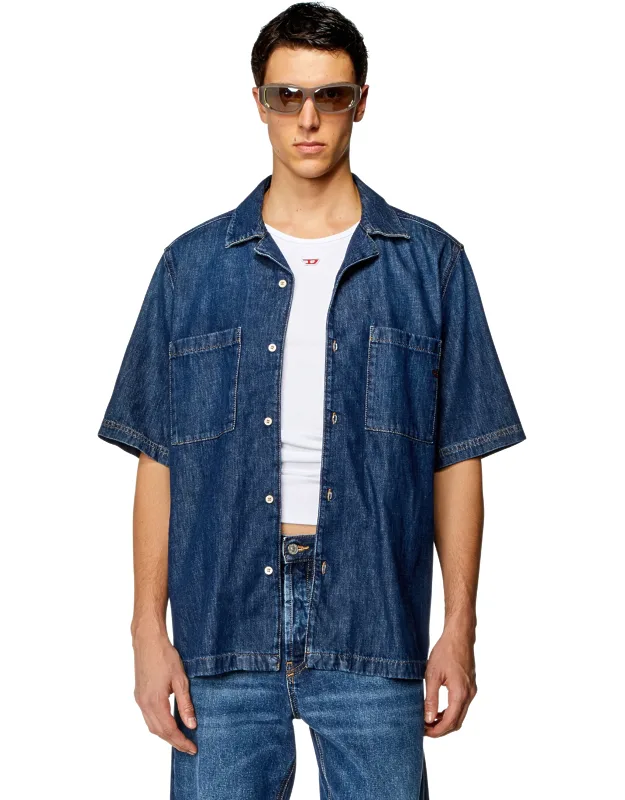 Bowling Shirt In Denim