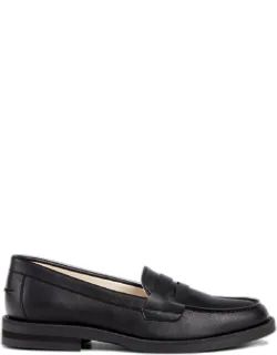 Wilde Black Vegan Penny Loafer - 25mm Tpu Sole, Poly Based Faux Leather