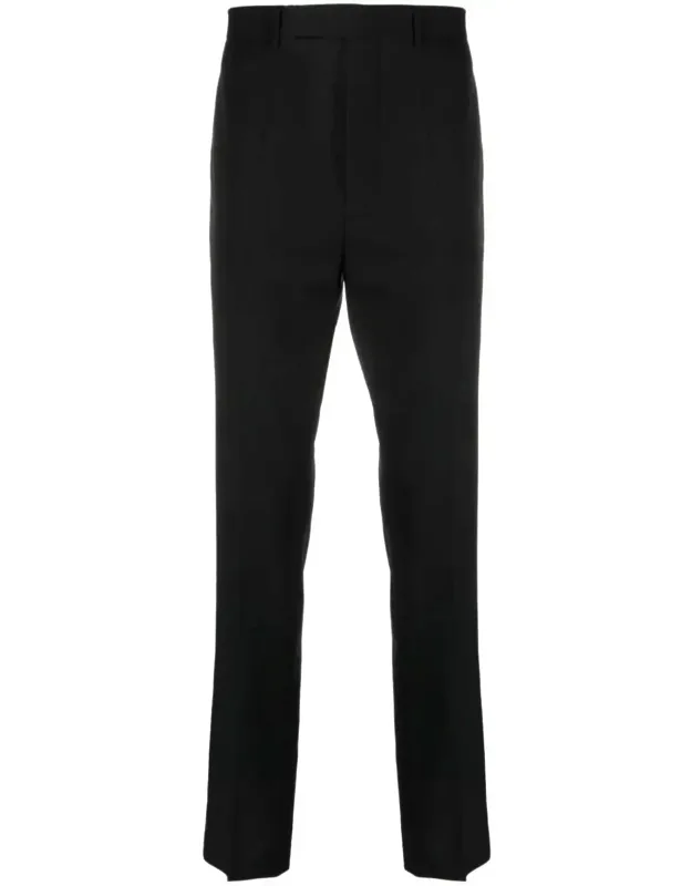 Off-centre Tapered-leg Trousers