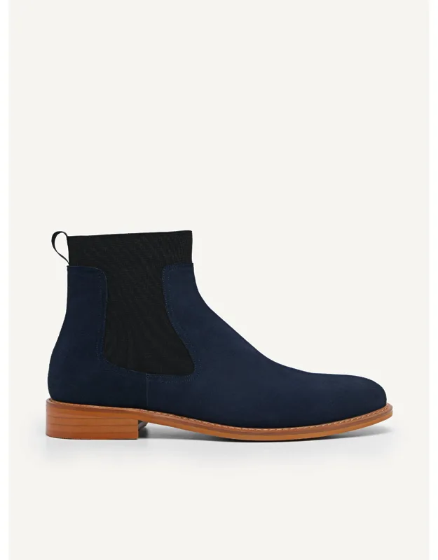 Suede Leather Chelsea Boots