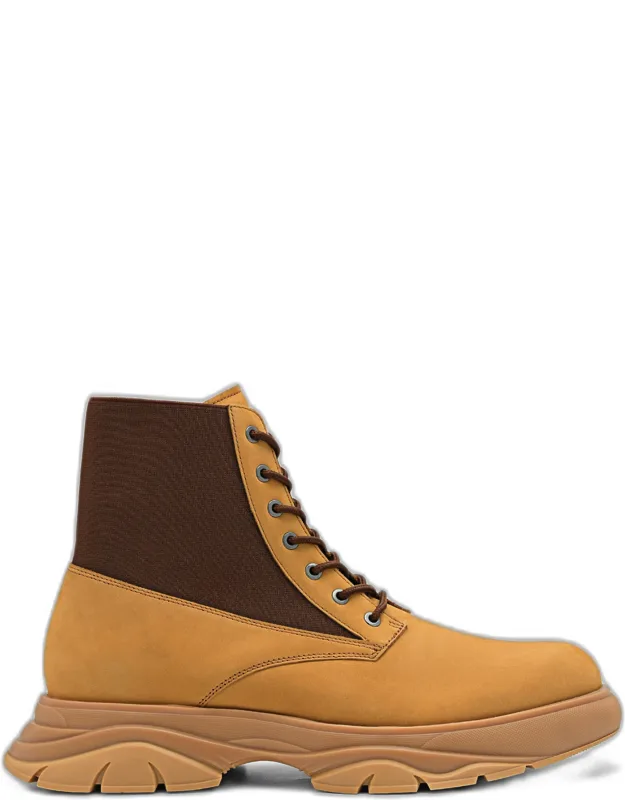 Leather Lace-up Boots