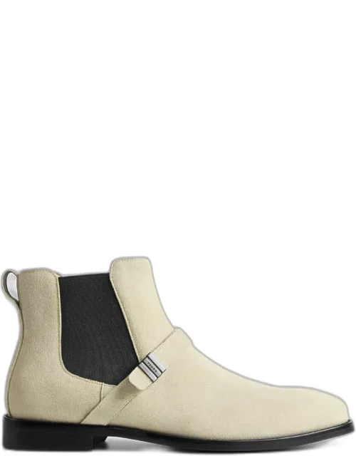 Suede Strapped Boots