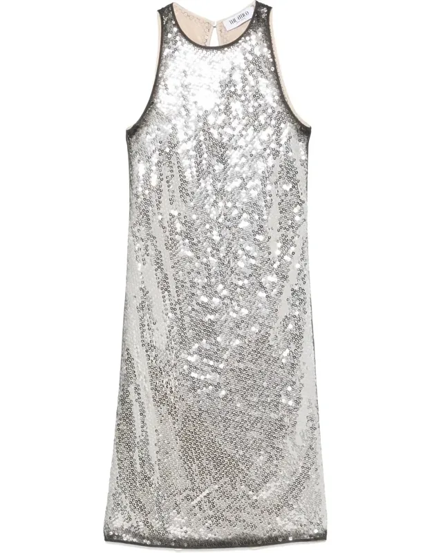Sequin-embellished Mini Dress