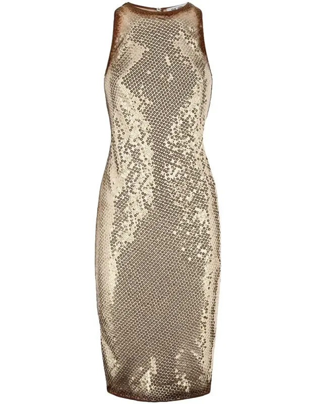 Sequin-embellished Mini Dress
