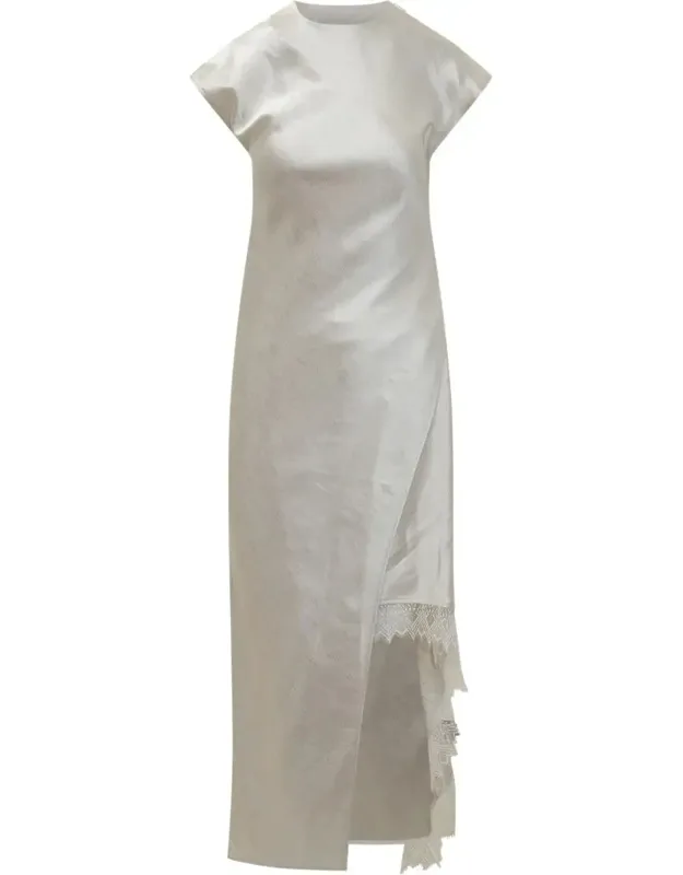 Asymmetric Layered Maxi Dress