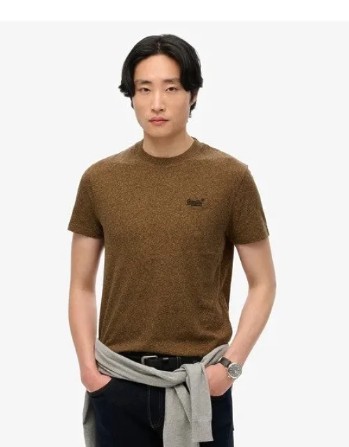 Superdry Essential Logo T-shirt With Ribbed Crew Neckline And Embroidered Logo