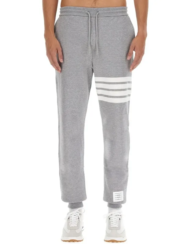 4bar Stripe Print Jogging Pants