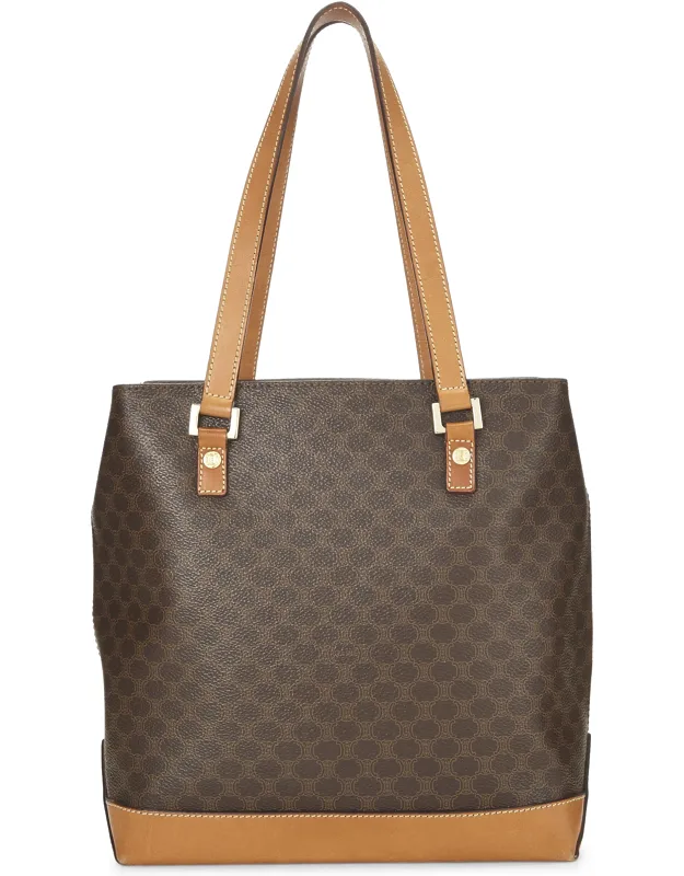 Coated Canvas Macadam Tote
