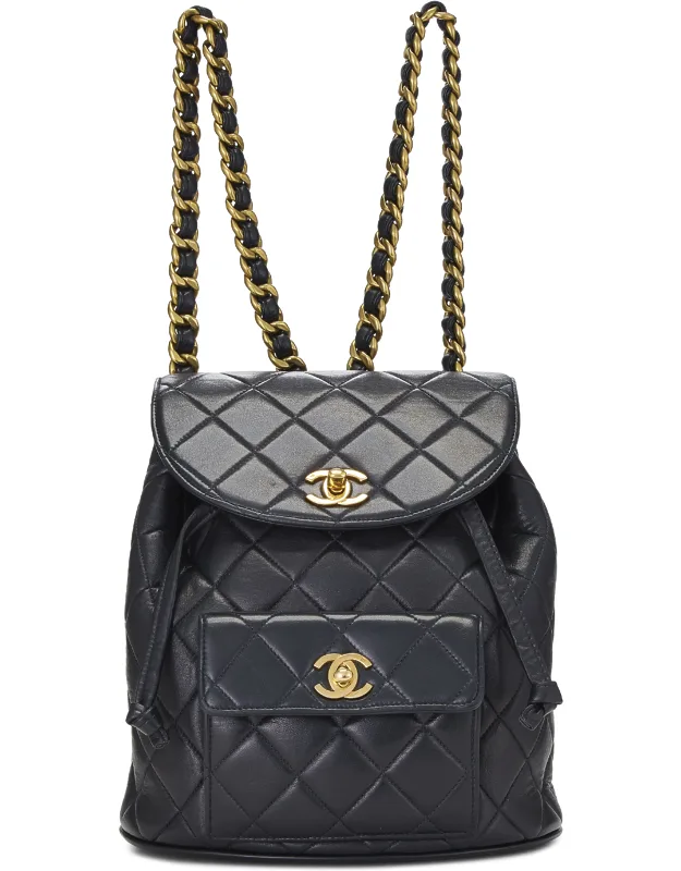 Quilted Lambskin Classic Backpack Small