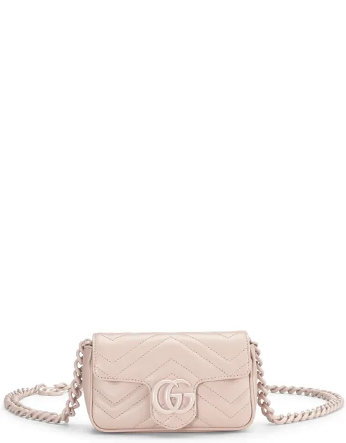 Chevron Leather Belt Bag
