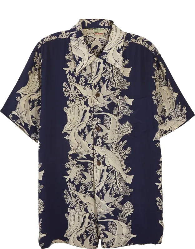 Fish & Shell Royal Hawaiian Shirt