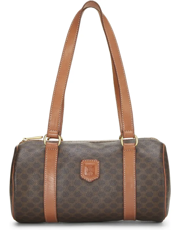 Coated Canvas Macadam Shoulder Bag