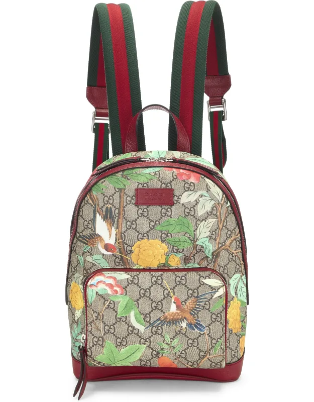 Red Gg Supreme Canvas Tian Eden Backpack