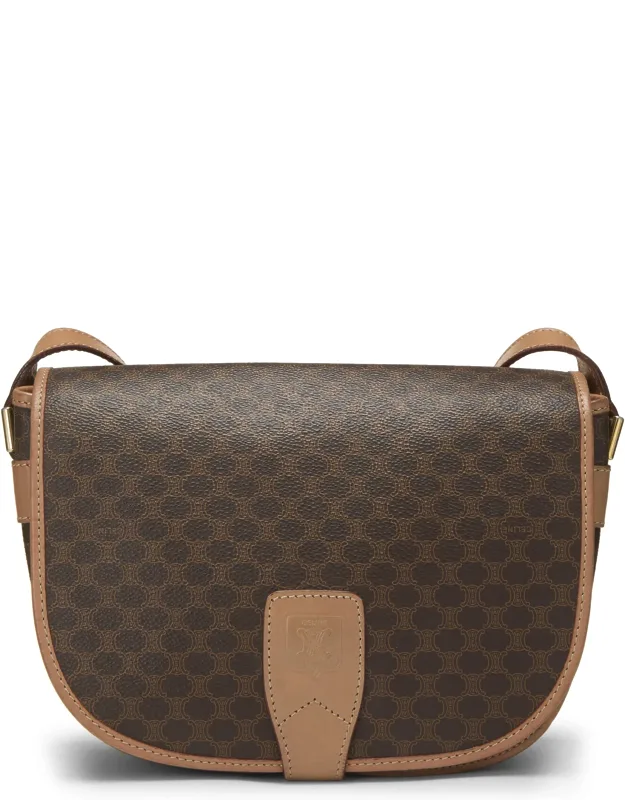 Coated Canvas Macadam Shoulder Bag